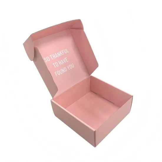 Custom Eco Friendly Color Printing Corrugated Carton Black Paper Packaging Shipping Box