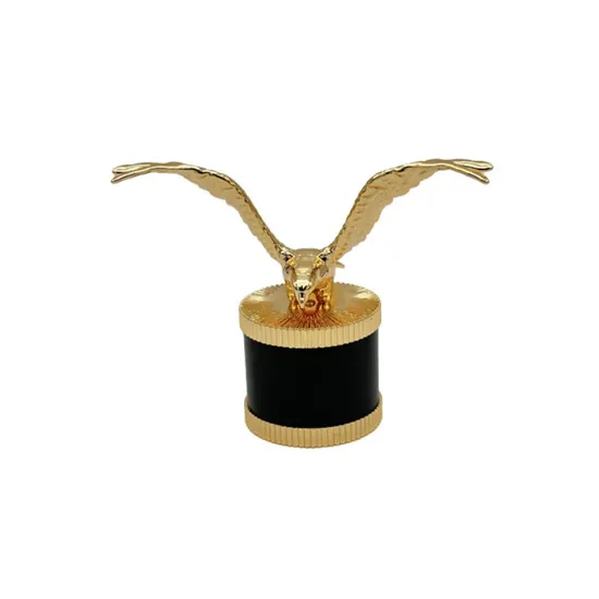 Custom 13mm 15mm 16mm Royal Shiny Color Round Zamac Metal Zinc Alloy Ball Octagon Crown Perfume Bottle Cap