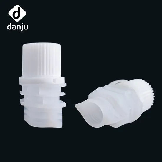 PE/PP/ Low Temperature Heat Sealing 10mm Plastic Spout Cap for Gel Packaging