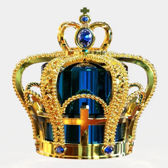 Crown Perfume Cover Zinc Alloy Perfume Cover Bottle Caps Manufacturers