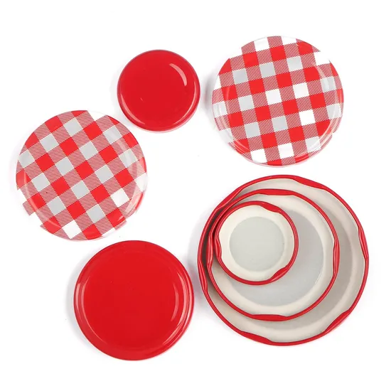 Custom Sealed Cap 38mm 63mm 70mm 82mm Popular Size Twist off Metal Cap