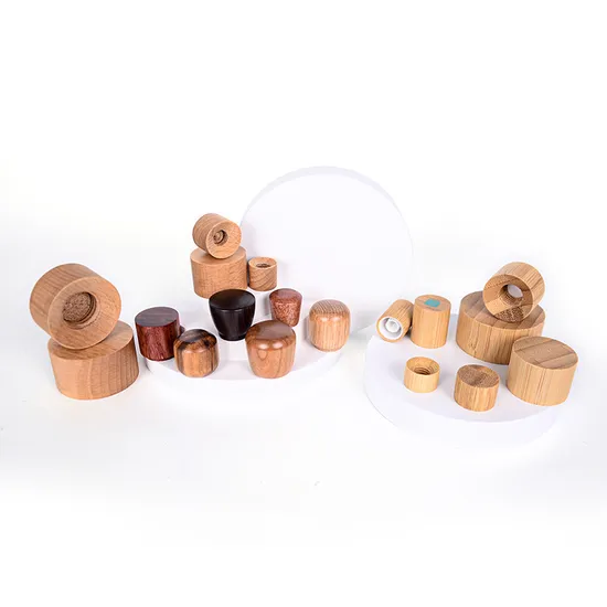 Wood Wholesale Personal Care Soft Tube Cosmetic Packaging Bamboo Cap