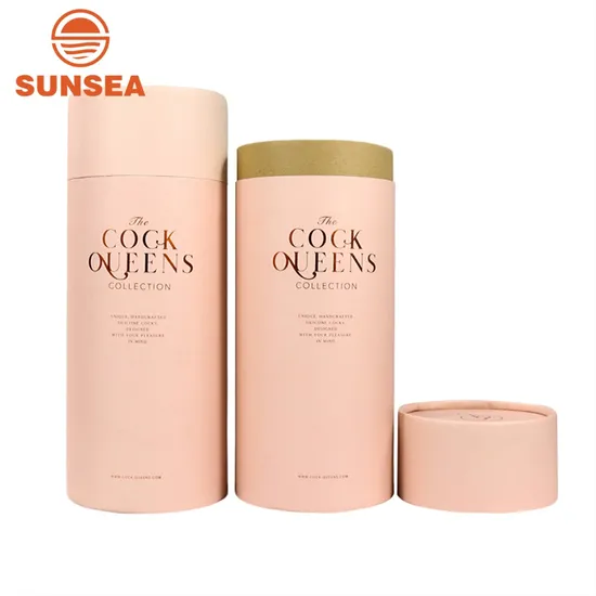 Customized Logo Printing Paper Tube with Single Wall Corrugated Cardboard