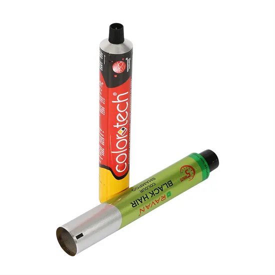Soft Aluminum Paint/Glue/Hair Color/Cosmetic Packaging Tube