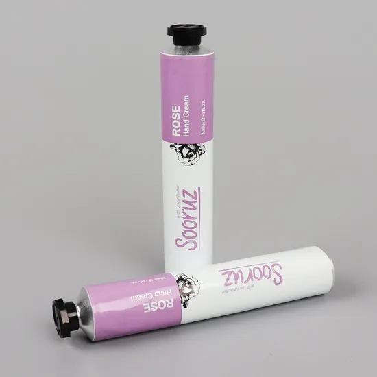 China Luxuray 10ml to 200ml Aluminum Squeeze Tube Packaging for Hand Cream with Custom Logo