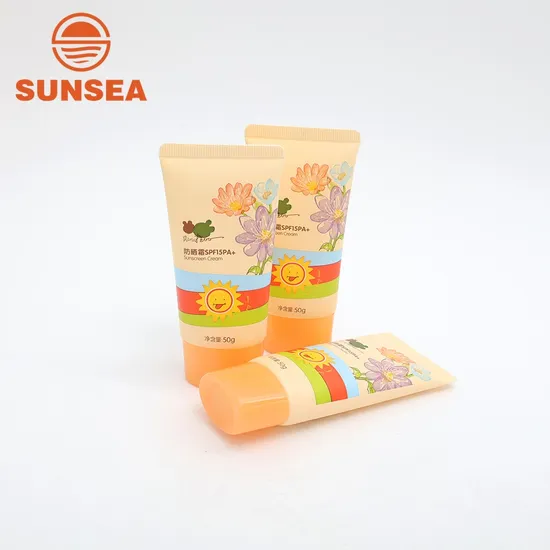Colored Cosmetic Plastic Soft Tube with Animal Shape Tail for Kids