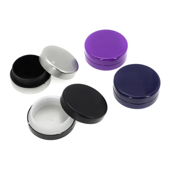 Metal Containers Child Resistant Round Tin Box with Cr Lid Round Metal Tins Sealing Customer Packaging Products