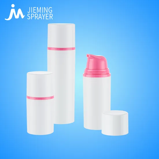 Factory Direct Supply Empty PP Plastic Cosmetic Packaging Serum Lotion 15ml 30ml 50ml Vacuum Pump Airless Bottle