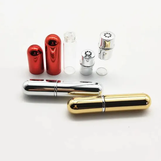OEM Aluminum Metal Blank Nasal Inhaler