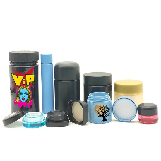 20dr 40dr 60dr Plastic Jar with Child Resistant Tamper Evident Cap