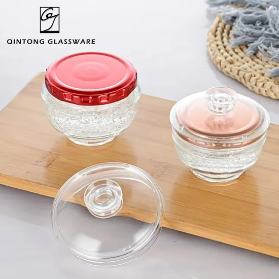 Wholesale 100ml 3oz Luxury Glass Bird′s Nest Bottle Bird′s Nest Jar with Lids