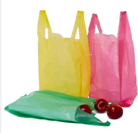 Custom Printed Plastic T Shirt Packaging Plastic Bags