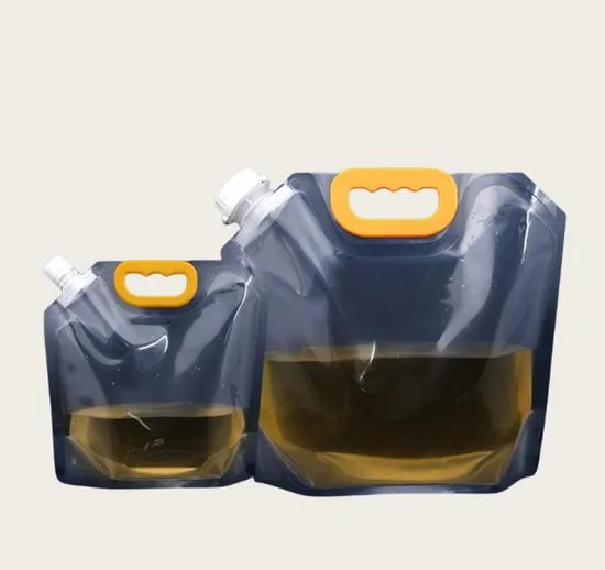 Craft Beer Bag Portable Clear Liquid Laundry Detergent Plastic Bag Beer Bag Suction Bag