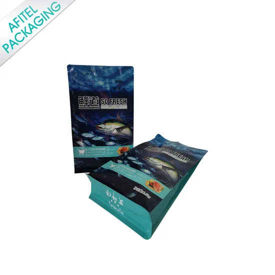 Healthy and Nutritious Pet Block Bottom Food Packaging Bag