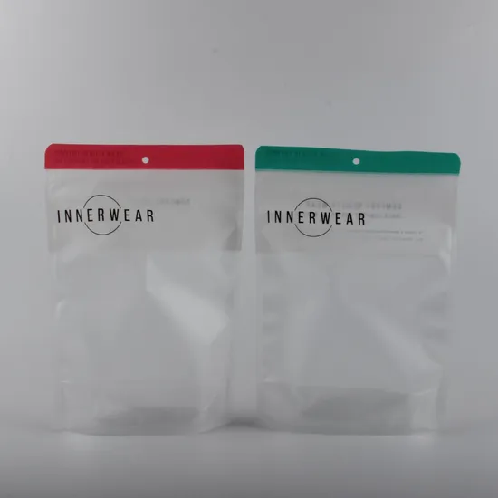 Chinese Custom Printing Food Packaging Factory Mylar Bag Underwear Packaging Bags