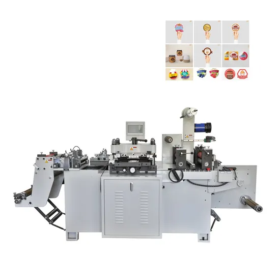 Automatic Flat Bed Die Cutting Machine for Labels, Trademark, Sticker, Food Lables
