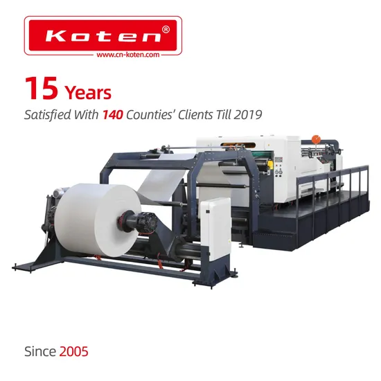 High Speed Jumbo Roll Paper Sheeter, Automatic Roll to Sheet Cutter, Cross Cutter