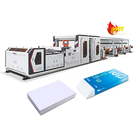 Automatic A4 Paper Cutting Machine Paper Cutter Roll to Sheet Slitting Machine A3 A4 Paper Sheeting Cutting Machine