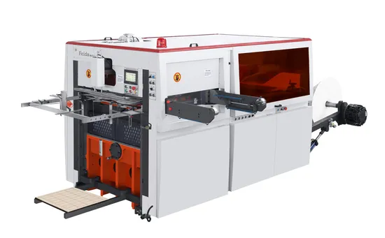 Fd1080 Paper Cup Fan High Speed Flatbed Roll Die Cutting Machine