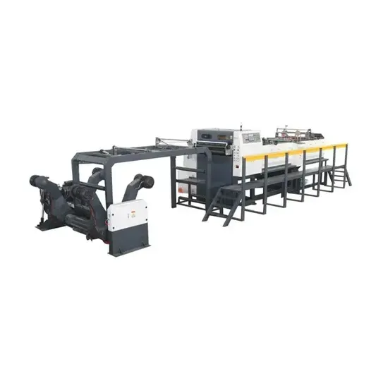 Automatic Computer Control Paper Roll Sheet Cutter Machine / Paper Product Making Machinery