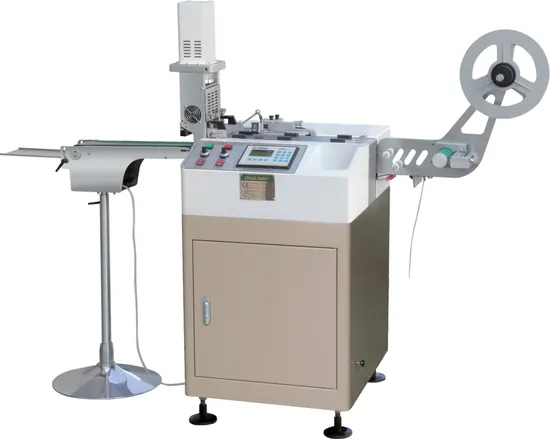 Ultrasonic Label Cut Machine / Fully Automatic Garment Wash Care Label Cutting Machine with High Speed for Satin Ribbon, Nylon Taffeta Jc-3080