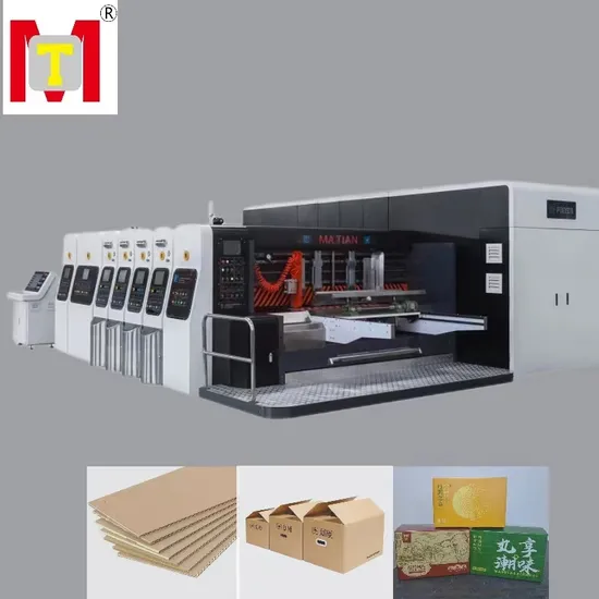 Pta-8 Automatic Carton Box Printer Die Cutter Slotter Flexo Printing Slotting Machine