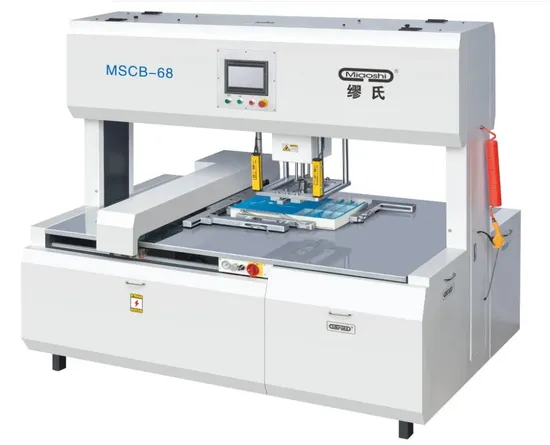 Double Heads Automatic Cigarette/Medicine/Cloths Label Stripping/Blanking Machine Mscb-St-68