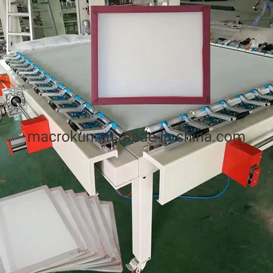 Mk-1215dw Double Warm Clamp Screen Stretching Machine Manual Type