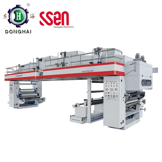Donghai GF-K Model Solvent Based Waterbased Dry Laminating Machine Solventbased Coating Lamination Machine for Flexible Packing Packaging Bags Speed 150mpm