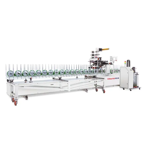 Windows and Doors Profile Lines Lamination Wrapping Machine for PVC Film