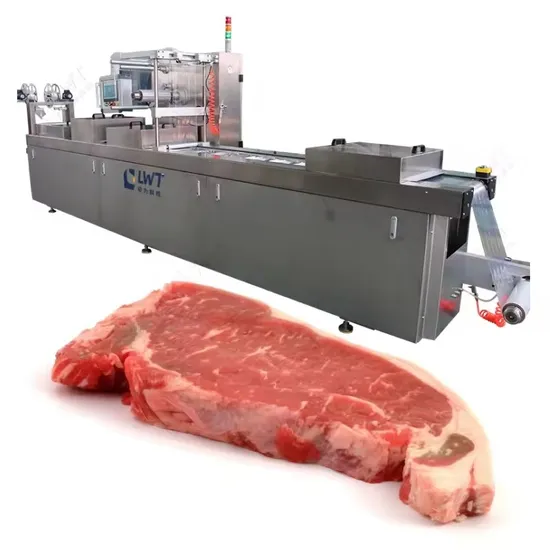 Factory Price Fish Seafood Sausage Cheese Stick Meat Vacuum Thermoforming Packing Machine