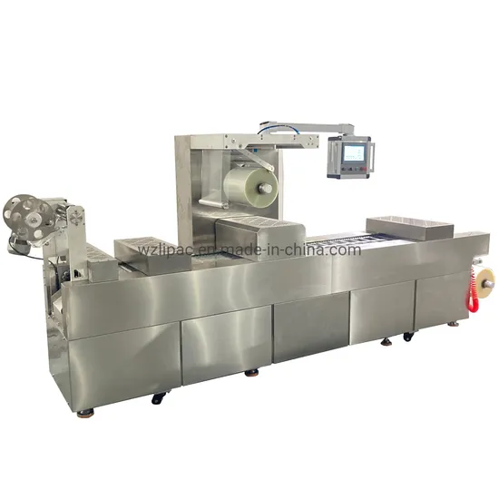 Lp-320 Full Automatic Blister Vacuum Forming Thermoforming Vacuum Packing Shrink Wrapping Machine for Food Sausage Egg and Spaghetti