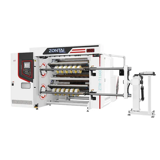 Turret Slitter Rewinder Machine for Flexible Package Plastic Film, Laminating Film, BOPP Film