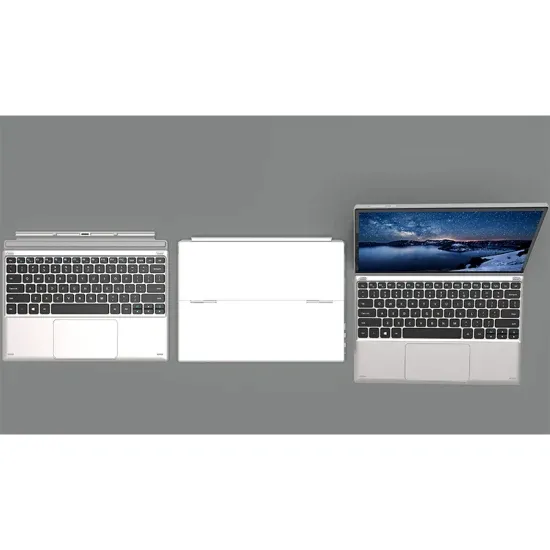 12.3 Inch Win-10 2 in 1 Intel Celeron J4125 Quad Core 8g RAM Windows 11 Tablet PC Touch Screen Laptop with Keyboard
