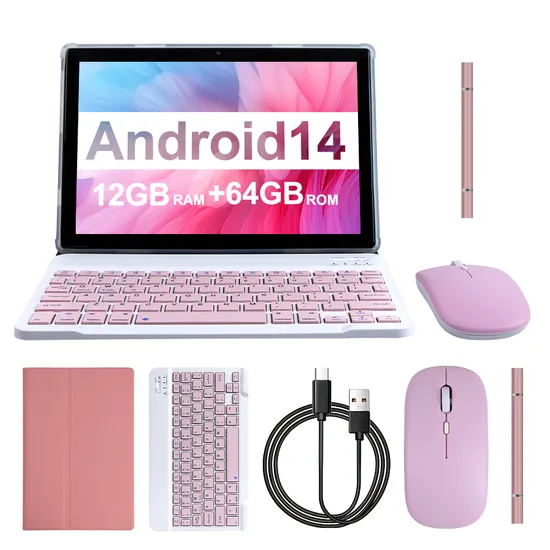 Wholesales Tablet PC Android 14 Allwiner A523 Octa-Core 4+8GB RAM 64GB 10 Point Touch Screen Tablet PC