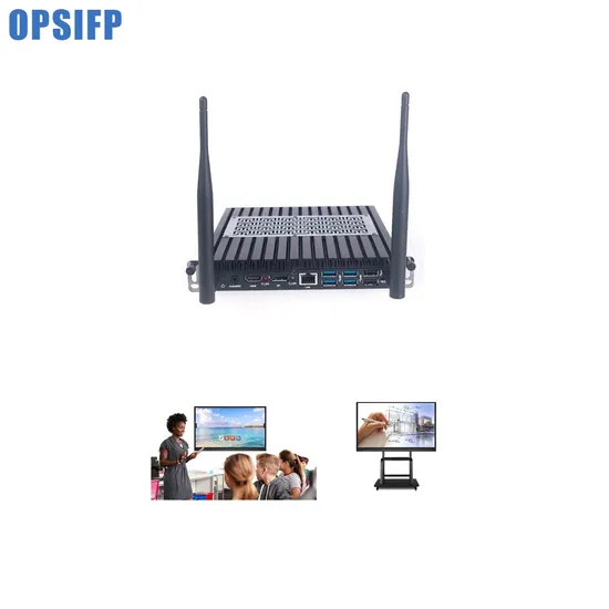 Opsifp Onboard Intel I3/I5/I7CPU/Qd-Q9898 I7 OPS Mini PC All in One Industrial PC