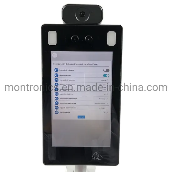 Support School, Hospital, Station and Other Identification Terminals to Touch 10 Inch Android 7.0 Temperature Infrared Face Recognition Scanner PC