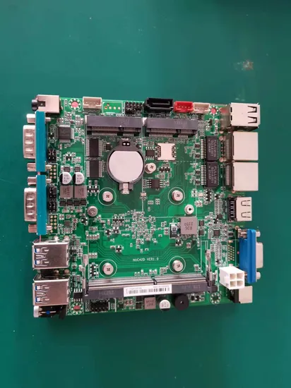 Ultra Compact Industrial Motherboard J4125 Quad-Core/16GB DDR4 Dual LAN + Msata Storage 120mm Mini Industrial Computer