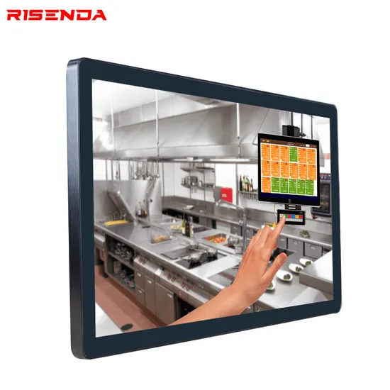 Wall-Mount 21.5 Inch Capacitive Touch Screen All in One Computer POS Display Food Ordering System