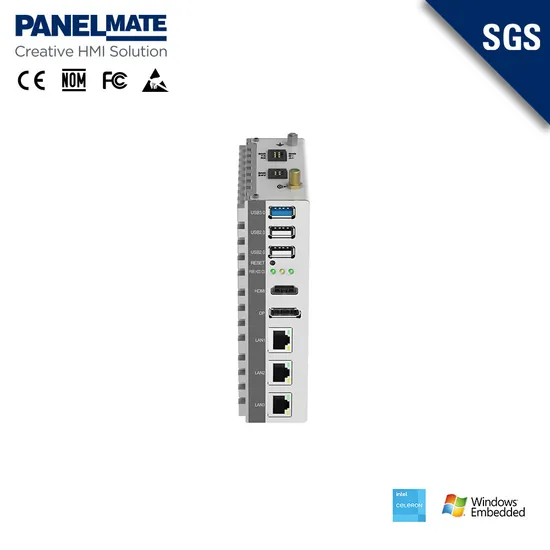 Customized Fanless Industrial Box PC Intel J6412 8g USB HD Mi Dp Ports Ethercat Codesys Mini Box PC