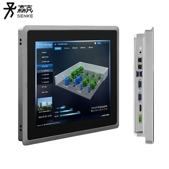 1000 Nits 7 10 15 19 21 Inch Industrial Touch Panel PC Embedded Android Windows Capacitive Touch Screen Panel PC Industrial Monitor Industrial Touch Computer