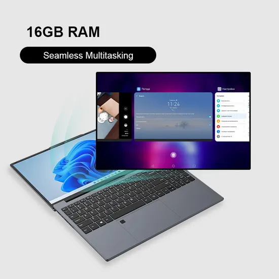15.6 Inch Intel N5095 Core I3 I5 I7 13th Gen Business Office Gaming Laptop Computer RAM 16GB Portable Win 11 in Stock Factory Price Laptops Notebook PC