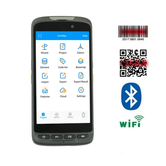 1d 2D Barcode Scanner Handheld Industrial Rugged Tablet Android 11 Data Collectors Industrial PDA Ht50c