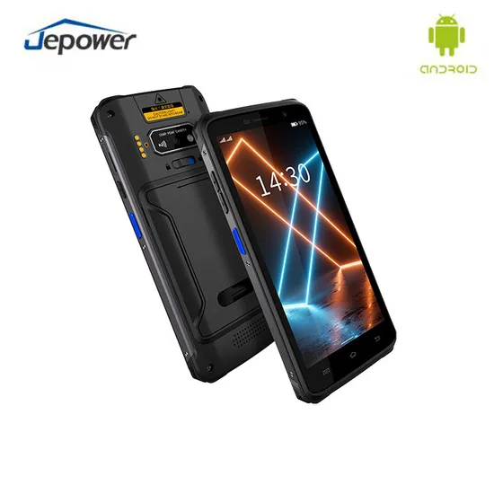 5.45inch IP54 RFID NFC Lf Reader Hot Swappable Battery Industrial Android Portable PDA Handheld Mobile Computer