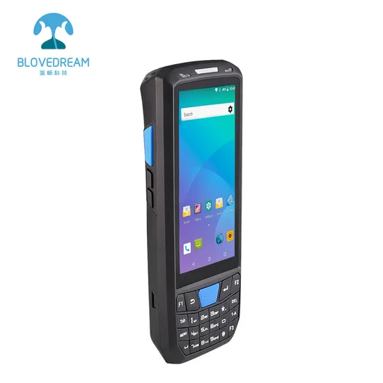Blovedream T80 Bluetooth GPS Android 9.0 Smartphone NFC Barcode Scanner Handheld Data Terminal PDA