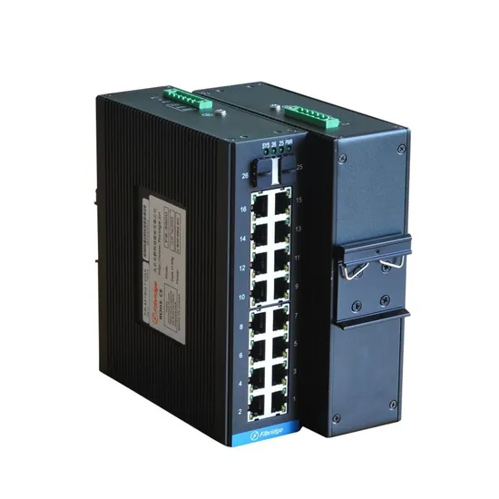 DIN-Rail 2-Port 1000m Fx SFP + 16-Port 1000m Tx Industrial Network OEM Managed Ethernet Switch