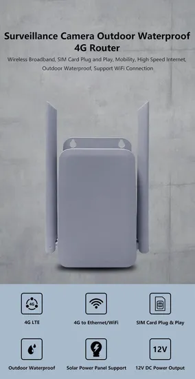 4G Network WiFi Industrial Grade Qualcomm Outdoor Router