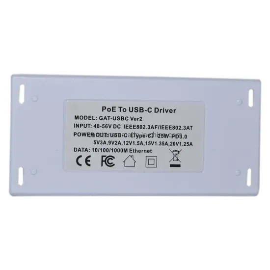 Gpoe-Usbc-25W IEEE802.3at Compatible Gigabit Splitter Poe 25 Watt Power to Type C Device