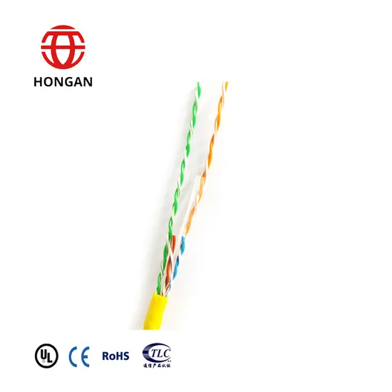 Solid Bare Copper Conductor CAT6 Twisted Cable