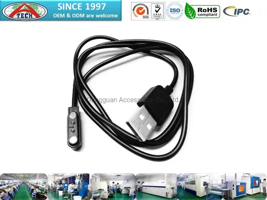 OEM/ODM Pogo Pin USB Cable, Pogo Pin Magnetic Panel Cable